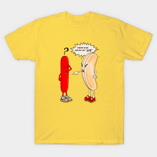 SAUSAGE & BUNS L.Q. T-Shirt by ALFBOCREATIVE